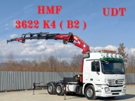 MERCEDES ACTROS 2548 * CIĄGNIK SIODŁOWY + HMF 3622 K4 ( B2 ) + PILOT * 6x2