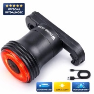 Inteligentna TYLNA LAMPKA rowerowa LED z czujnikiem hamowania ŚWIATŁO STOP