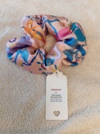 Gumka do włosów jedwab scrunchie hand made