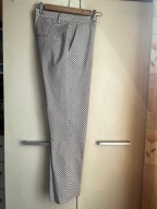 36 S H&M spodnie na kant wzór kokardki