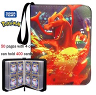 Duży album na karty Pokémon Błyskawica na 400 kart, zapinany