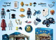 Playmobil 4168 policja napad na muzeum quad czujnik ruchu