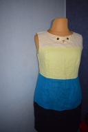 Hobbs Sukienka lniana letnia z kiszeniami 100% len _44