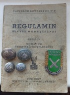 Wzorowy artylerzysta wz.53 oryginał, regulamin 1945