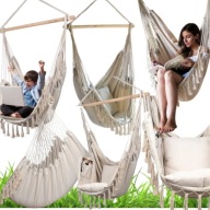 Fotel wiszący krzesło Brazylijskie Huśtawka Hamak Ogrodowy Na Balkon BOHO