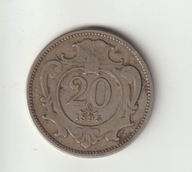 Austria 20 Heller 1895