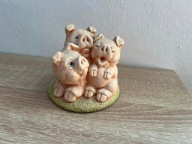 Figurka kolekcjonerska - trzy młode świnki | dekoracja Moorcraft