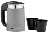 Czajnik ELEKTRYCZNY TURYSTYCZNY 0,5L INOX Szybki, Lekki, Idealny w Podróż!