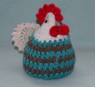 Kurka na szydełku / kogucik / kura / Wielkanoc