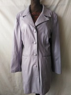 Płaszcz jasnofioletowy z torebką