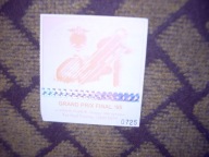 Stary bilet z Grand Prix w Londynie w 1995 roku