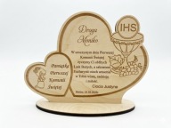 Pamiątka Pierwszej Komunii Świętej statuetka personalizowana prezent