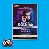 PLAKAT Z AUTOGRAFEM - GRZEGORZ DOLNIAK