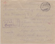 KOPERTA ... OFICERSKI OBÓZ JENIECKI DLA ROSJAN ... MEWE - GNIEW 1917
