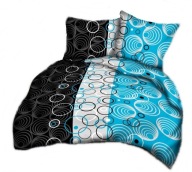 pościel z kory 200x200 + 2x 50x60 guzik K 90-1 lukas turkus