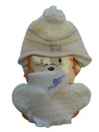 CZAPKA DZIECIĘCA z SZALIKIEM i RĘKAWICZKAMI