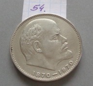 1 RUBEL z 1970 roku ROSJA , 100 LAT URODZIN LENINA 1870 - 1970