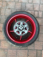Tylne koło Kawasaki z900 czerwone