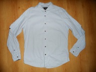 DIVERSE LEN jasno NIEBIESKA LNIANA KOSZULA r XL 44 45