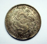 CHINY- Kirin 3 Mace 6 Candarins - 50 centów 1905