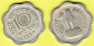 INDIE 10 Paise 1957 r.