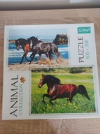 Puzzle Trefl Konie 500+500 (1 brak!)