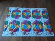 Plastikowy / foliowy obrus na przyjęcie / urodziny w kolorowe balony