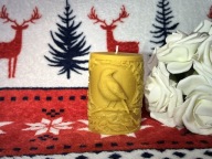 Świeca z wosku pszczelego Kruk