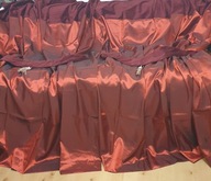 PAŁACOWE ZASŁONY ZAKOŃCZONE AKSAMITEM + CHWOSTY PRZEPIĘKNE