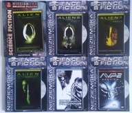 Obcy 1 2 3 4 + Obcy kontra Predator 1 i 2 zestaw 6 filmów DVD z PL lektorem