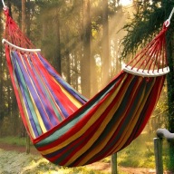 Hamak dwuosobowy| Ogrodowy | Turystyczny | 270x150