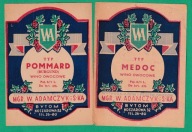 BYTOM, Adamczyk, 1947, wino 2 x, etykieta nieużywana /SZ15/