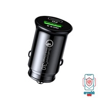 Ładowarka samochodowa USB+USB-C 18W QC3.0 PD Szybkie Ładowanie, StróżGSM