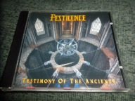 PESTILENCE Testimony Of The Ancients 2ND. PRESS 2000 Misprint UNIKAT Death