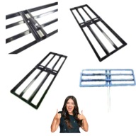 RĘCZNY NIWELATOR TERENU DO TRAWNIKA RÓWNIARKA PIASKOWANIA GRABIE OGRODOWE