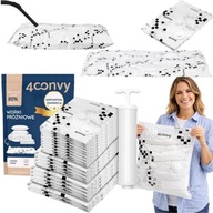 WORKI PROŻNIOWE NA UBRANIA POŚCIEL ROŻNE ROZMIARY DUŻE MAŁE PODRÓŻNE POMPKA