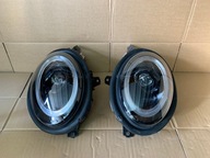 MINI COOPER F55 F56 LIFT LAMPA LAMPY PRZÓD LEWA PRAWA KOMPLETNA CZARNA
