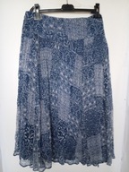 spódnica niebieska popielata