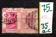 Hongkong 110 , nr 35 a,c