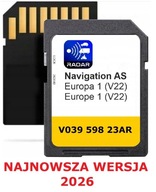 MAPA KARTA DISCOVERY MEDIA MIB2 AS V22 EUROPA PASSAT GOLF POLO CADDY TIGUAN