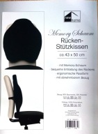 Poduszka lędźwiowa MEMORY pod plecy na fotel