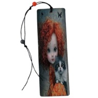 Zakładka do książki Rudzielec z kotem - aukcja charytatywna