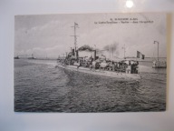 Okręt wojenny z Francja z przed 1945 r.