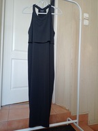 sukienka maxi 38 zelos czarna elastyczna strecz