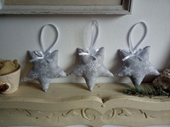 GWIAZDKI,GWIAZDY, ZAWIESZKI komplet 3 szt.