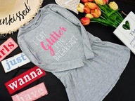 Zeeman - szara sukienka dresówka r 98/104