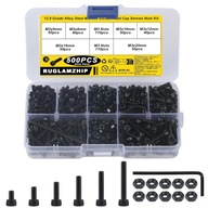 ZESTAW ŚRUBY IMBUSOWE NAKŁĄDKI ŚRUBKI M3 ŚRUB IMBUSOWYCH 500 SZTUK