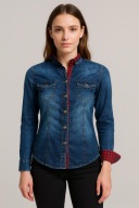 DENIM KOSZULA JENSOWA z MEGA DETALAM R. 44! SIECIÓWKI TAK NIE SZYJĄ!! PROMO