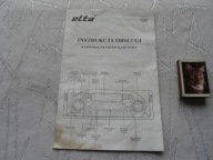 RADIOMAGNETOFON KASETOWY INSTRUKCJA OBSŁUGI