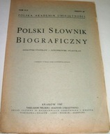 POLSKI SŁOWNIK BIOGRAFICZNY TOM VI/2 ZESZYT 27 /1947